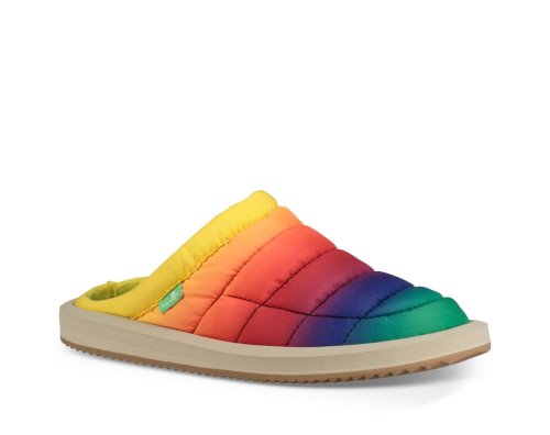 Claquette Sanuk Lil Puffer Low Enfant - Multicolore FKARSY903